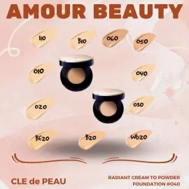 Cle De Peau RADIANT CREAM TO POWDER FOUNDATION O40